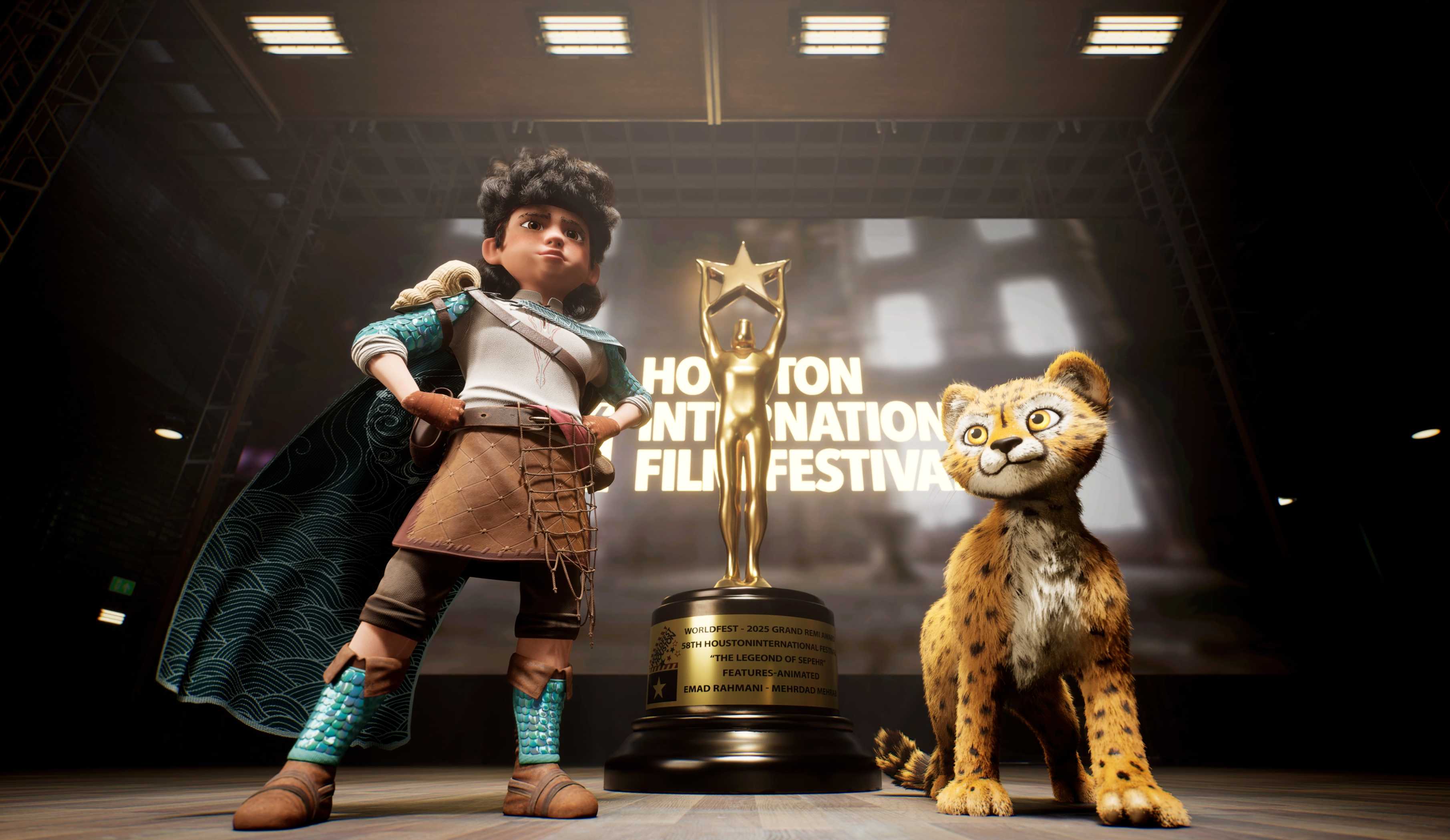   The Remi Gold Award goes to “Legend of Sepehr.”